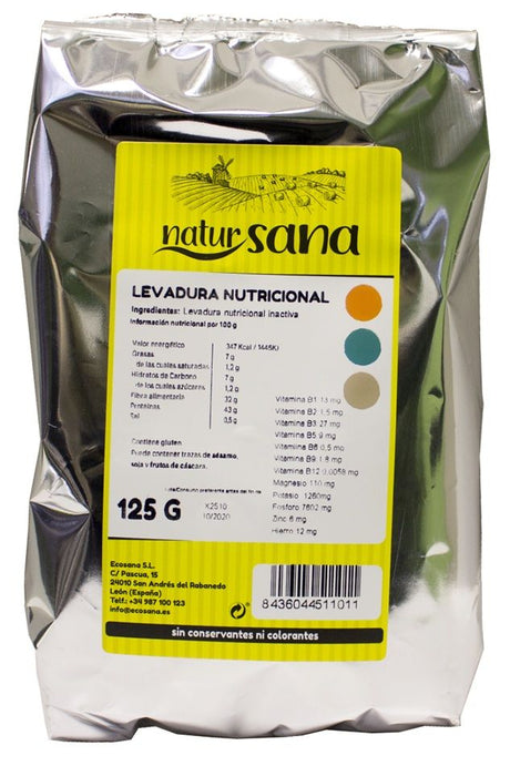 Levadura Nutricional · Natursana · 125 gramos