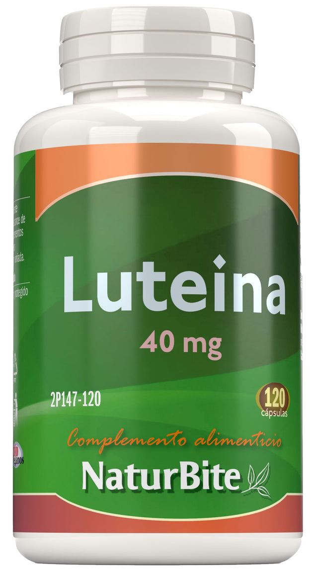 Luteina 40 mg · NaturBite · 120 cápsulas