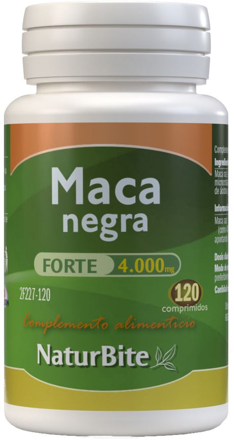 Maca Negra Forte 4.000 mg · NaturBite · 120 comprimidos