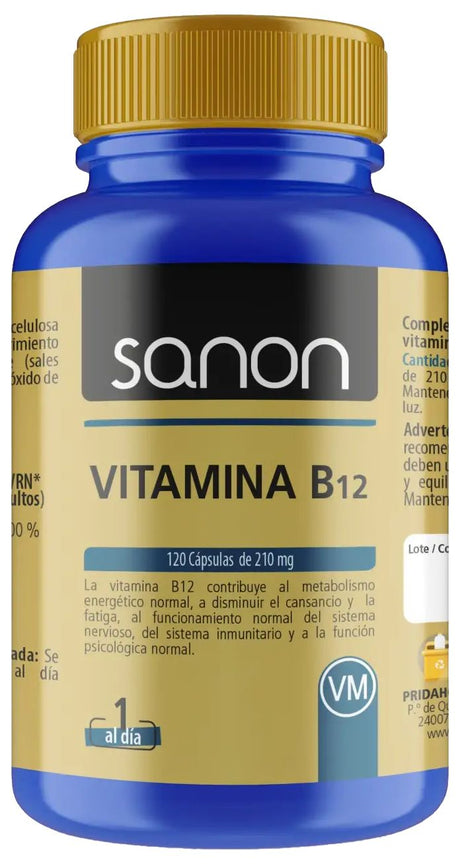 Vitamina B12 · Sanon · 120 cápsulas