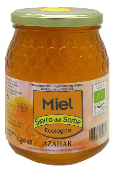 Miel Ecológica de Azahar · Sierra del Sorbe · 1kg