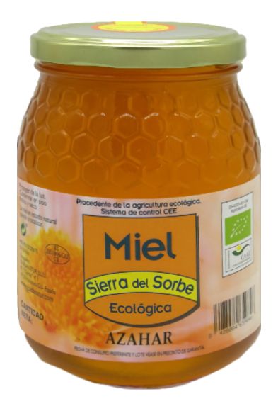 Miel Ecológica de Azahar · Sierra del Sorbe · 500 gramos