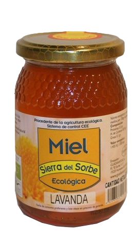 Miel Ecológica de Lavanda · Sierra del Sorbe · 500 gramos