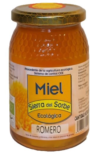 Miel Ecológica de Romero · Sierra del Sorbe · 500 gramos