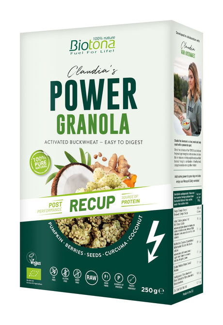 Power Granola Recup · Biotona · 250 gramos