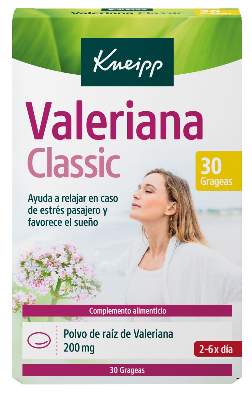 Valeriana Classic · Kneipp · 30 grageas