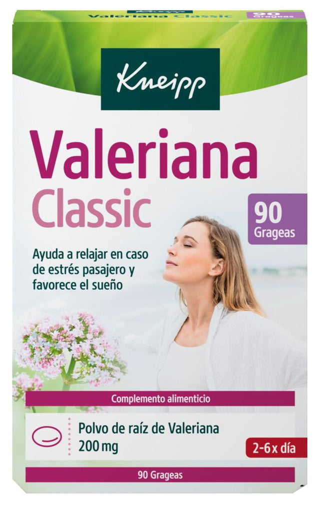 Valeriana Classic · Kneipp · 90 grageas