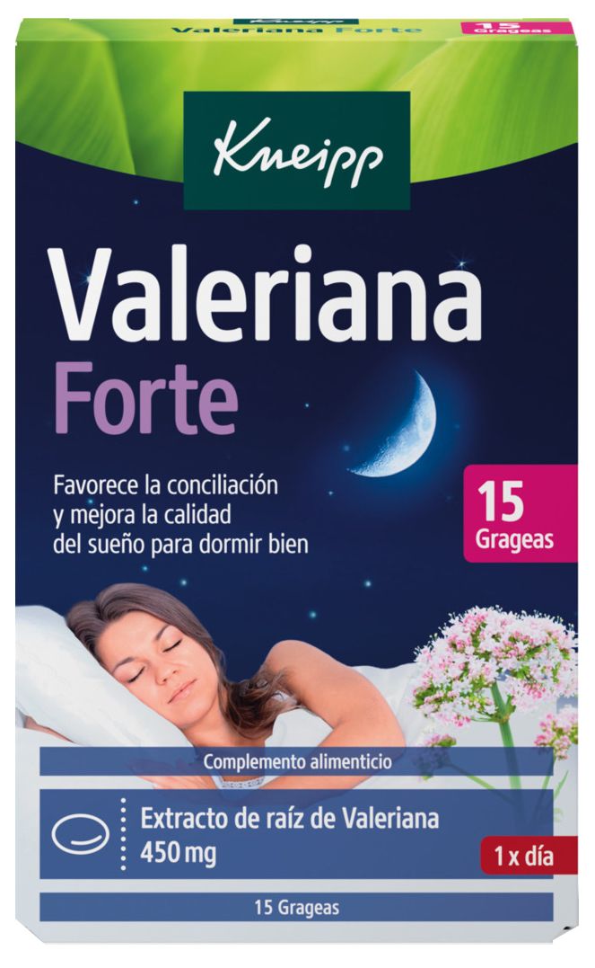 Valeriana Forte · Kneipp · 15 grageas