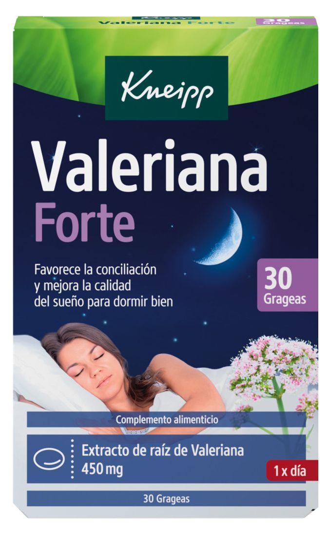 Valeriana Forte · Kneipp · 30 grageas