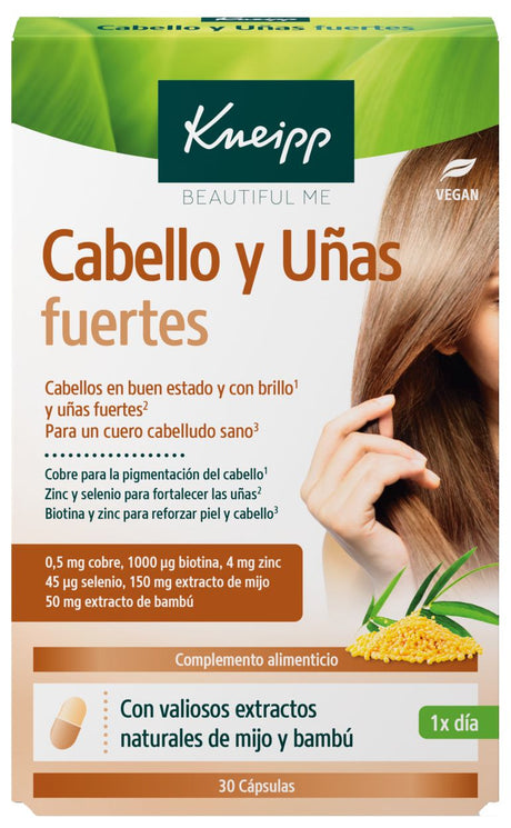 Cabello y Uñas Fuertes · Kneipp · 30 cápsulas