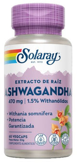 Ashwagandha · Solaray · 60 cápsulas