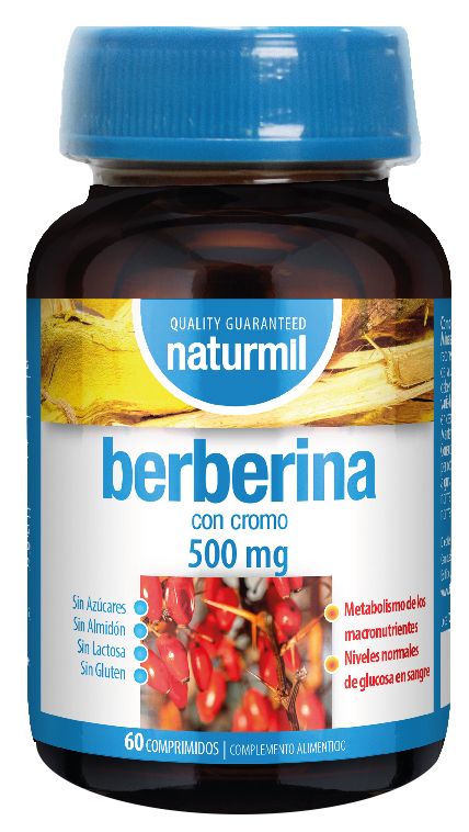 Berberina con Cromo · Naturmil · 60 comprimidos