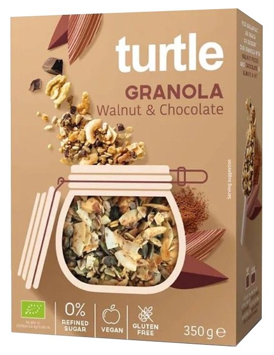 Granola de Nueces y Chocolate · Turtle · 350 gramos