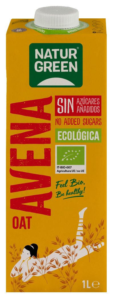 Bebida de Avena Bio · Naturgreen · 1 litro