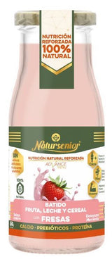 Batido de Frutas, Leche y Cereal con Fresas · Natursenior · 260 gramos