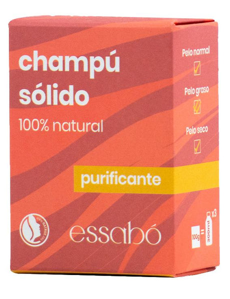 Champú Sólido Purificante · Essabó · 100 gramos