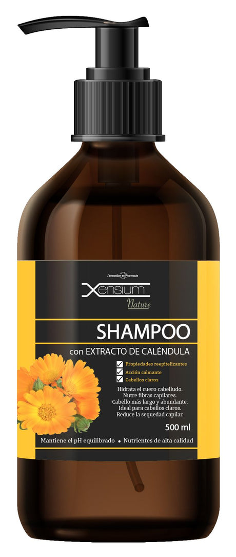 Champú Extracto de Caléndula · Xensium · 500 ml