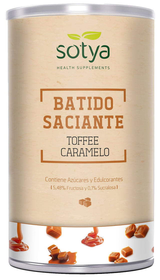 Batido Saciante - Sabor Toffee Caramelo · Sotya · 700 gramos