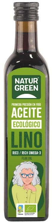 Aceite de Lino Bio · Naturgreen · 500 ml