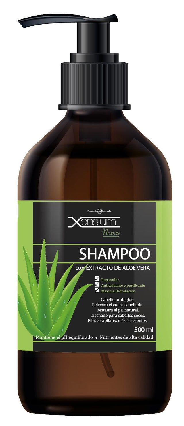 Champú Extracto de Aloe Vera · Xensium · 500 ml