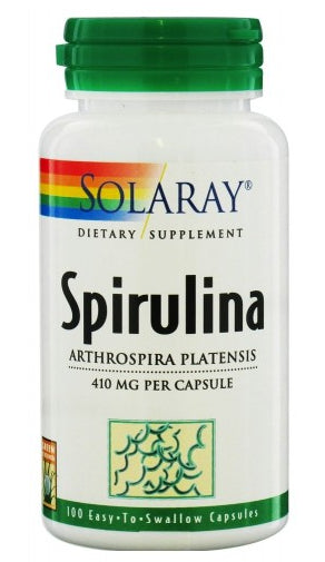 Espirulina · Solaray · 100 cápsulas