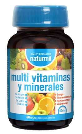 Multivitaminas & Minerales · Naturmil · 60 perlas