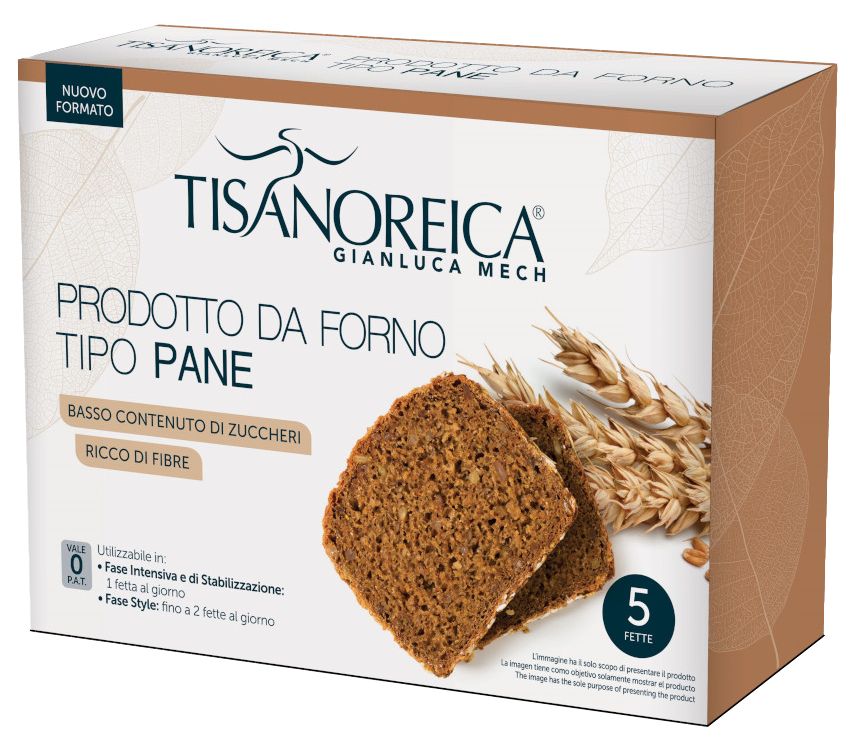 Producto Horneado Tipo Pan · Tisanoreica · 5x50 gramos