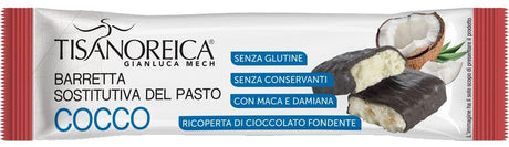 Barrita Sustitutiva de Comida Sabor Coco · Tisanoreica · 60 gramos