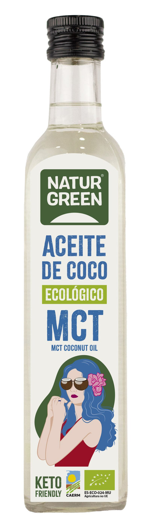 Aceite de Coco MCT Bio · Naturgreen · 500 ml