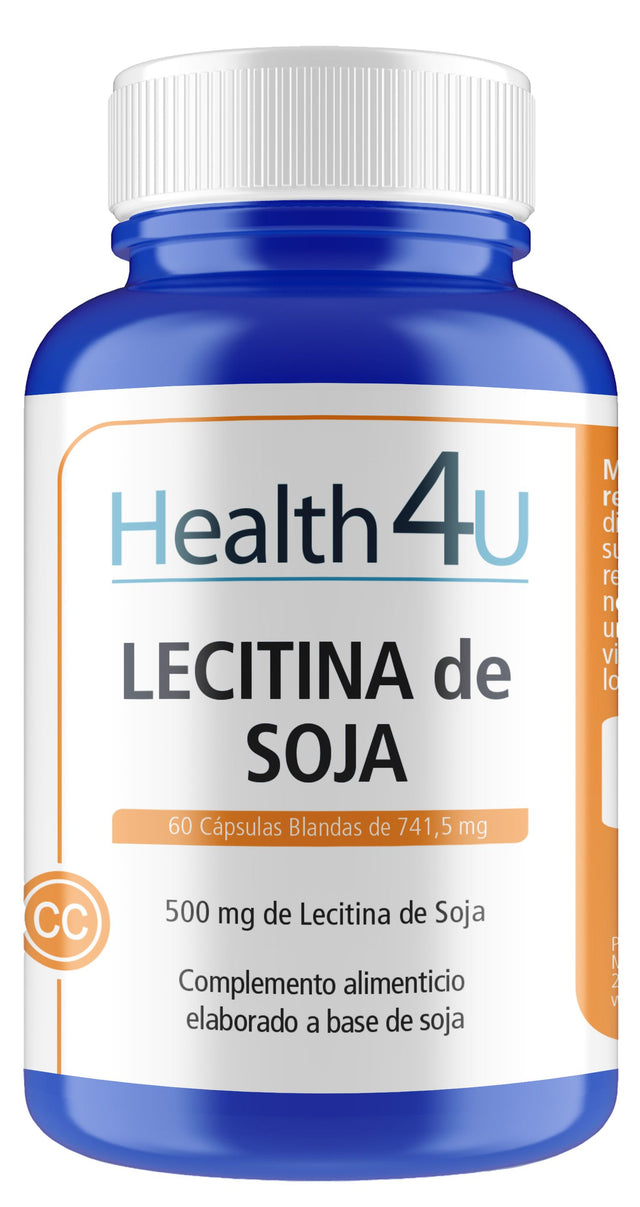 Lecitina de Soja · Health4U · 60 cápsulas