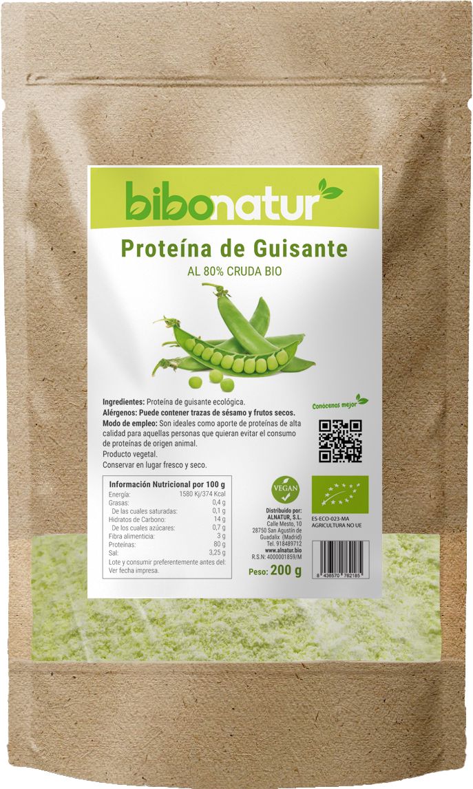 Proteína de Guisante · Bibonatur · 200 gramos