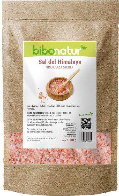 Sal del Himalaya Granulada Gruesa · Bibonatur · 1 kg