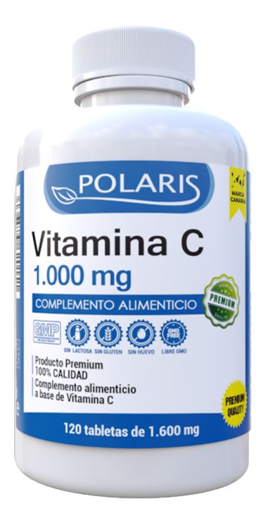 Vitamina C 1.000 mg · Polaris · 120 comprimidos