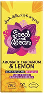 Chocolate Negro con Cardamomo y Limón · Seed and Bean · 75 gramos