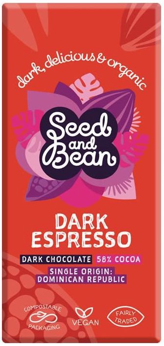 Chocolate Negro con Café Expreso · Seed and Bean · 75 gramos