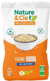 Harina de Trigo Sarraceno Sin Gluten Bio · Nature & Cie · 500 gramos