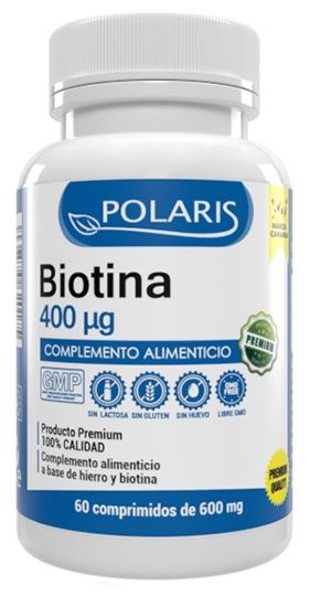 Biotina · Polaris · 60 comprimidos