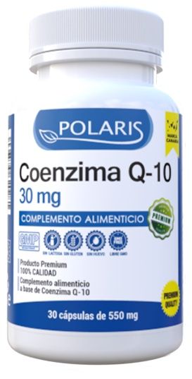 Coenzima Q10 30 mg · Polaris · 30 cápsulas