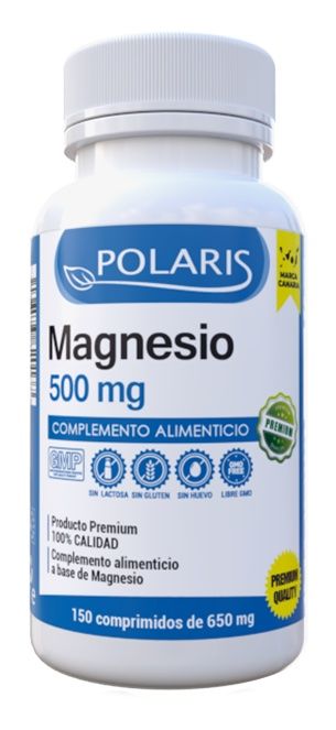 Magnesio 500 mg · Polaris · 150 comprimidos