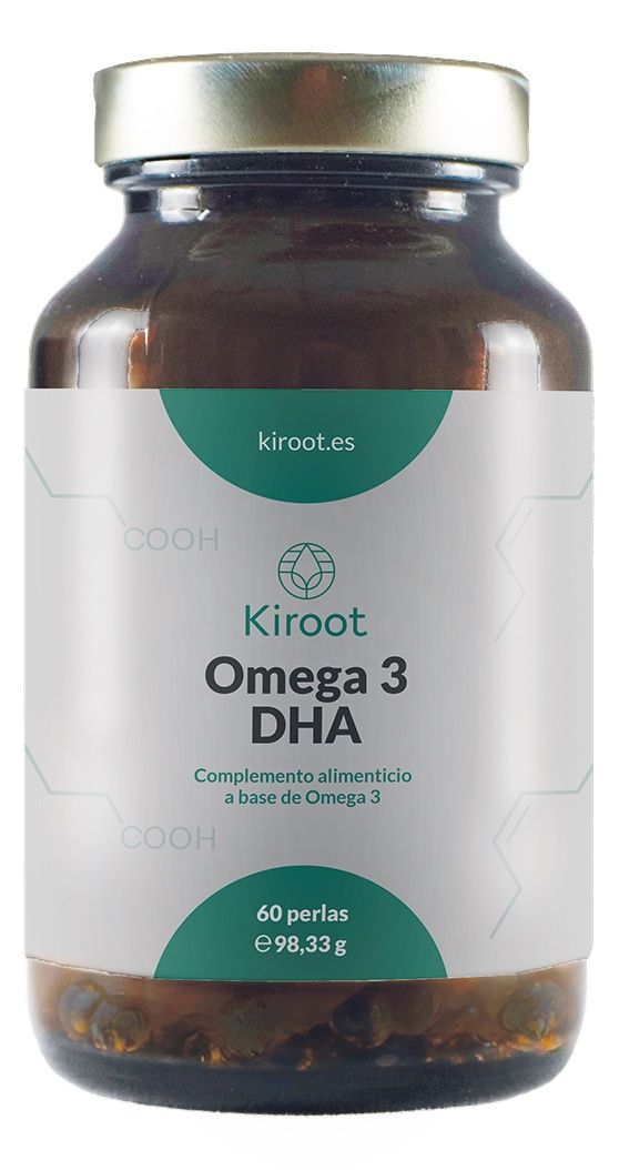 Omega 3 DHA · Kiroot · 60 perlas