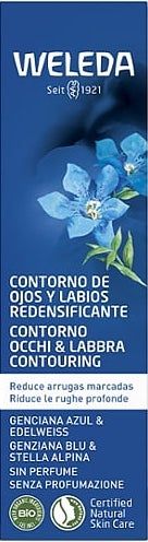 Contorno de Ojos y Labios Redensificante de Genciana Azul y Edelweiss · Weleda · 10 ml