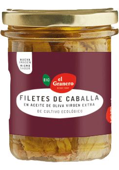 Filetes de Caballa · El Granero Integral · 195 gramos