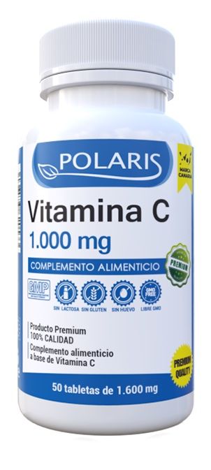 Vitamina C 1.000 mg · Polaris · 50 comprimidos