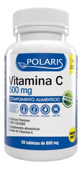 Vitamina C 500 mg · Polaris · 50 comprimidos