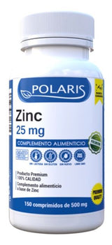 Zinc 25 mg · Polaris · 150 comprimidos