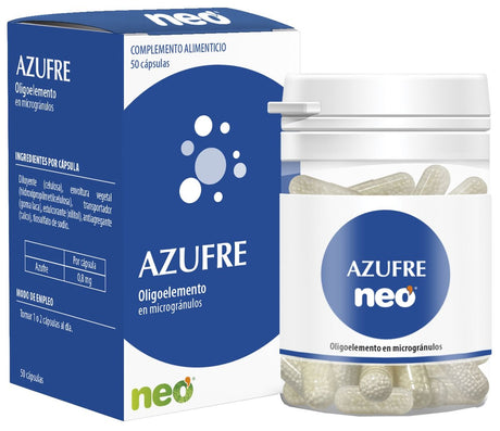 Azufre en Microgránulos · Neo · 50 cápsulas