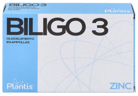 Biligo 3 - Zinc · Plantis · 20 ampollas