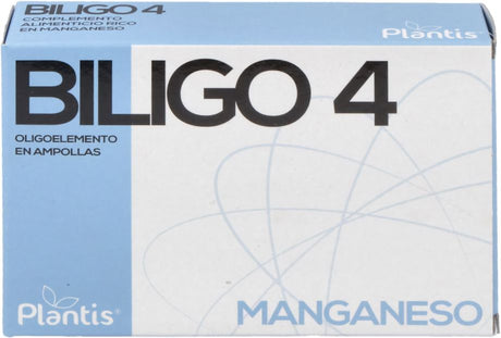 Biligo 4 - Manganeso · Plantis · 20 ampollas