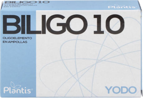 Biligo 10 - Yodo · Plantis · 20 ampollas