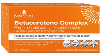 Betacaroteno Complex · Natysal · 30 cápsulas